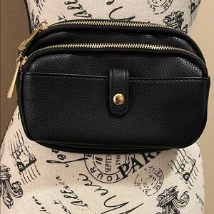 Elegant Black Leather Women's Bag